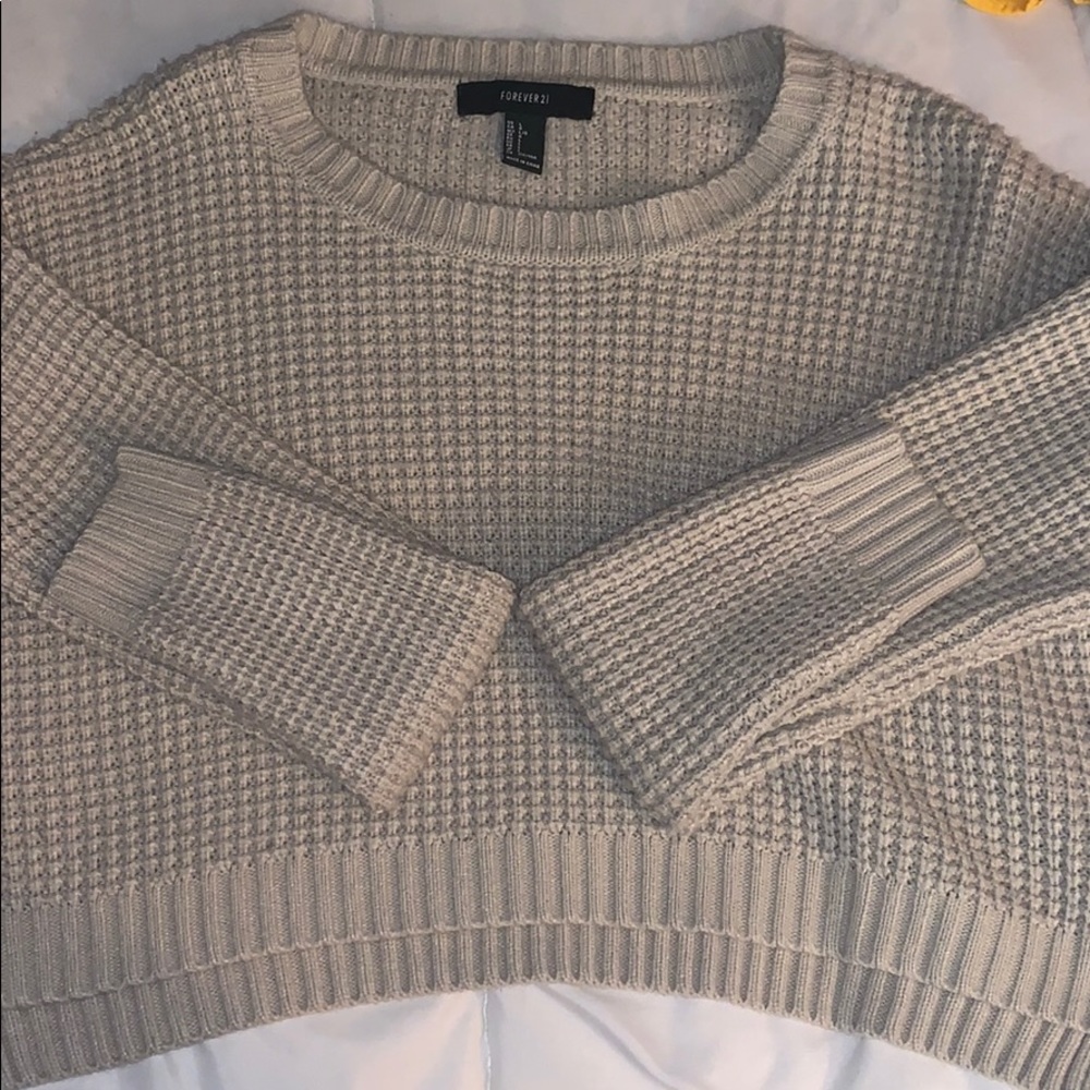 Thick Knit Cropped Sweater